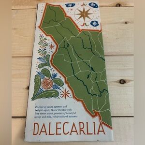1947- Sweden Travel Brochure-Dalecarlia Decorative Map Poster